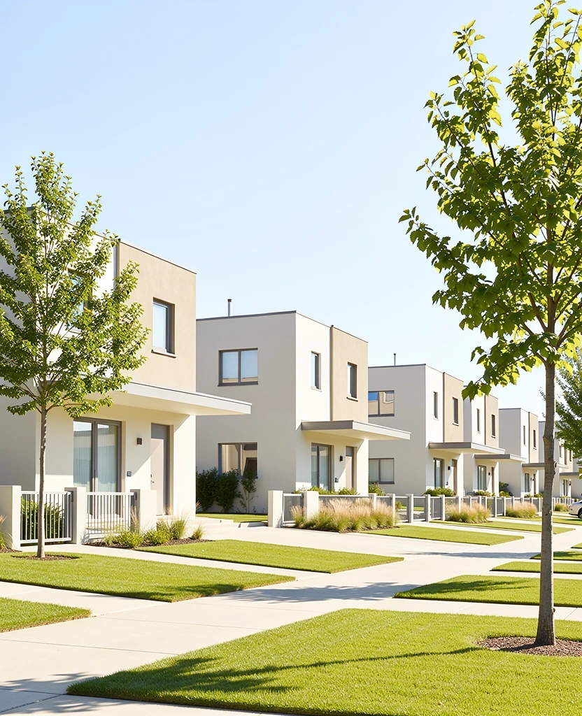 Modern residential community