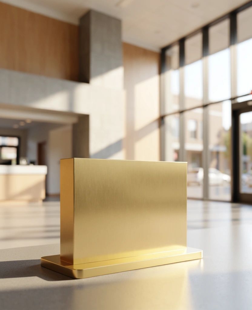 Professional credit union interior